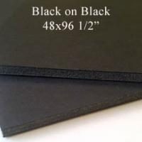 48X96 BLACK ON BLACK 1/2 FOAM (12 Sheets/Case)