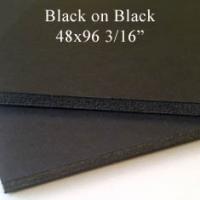 48X96 BLACK ON BLACK 3/16 FOAM (25 Sheets/Case)