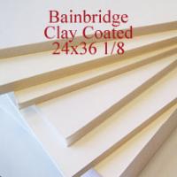 24X36 BAINBRIDGE 1/8 CLAY COAT (25 Sheets/Case)