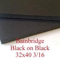 32X40 BAINBRIDGE 3/16 BLACK/BLACK (25 Sheets/Case)