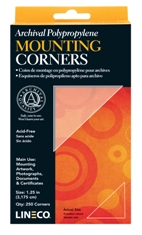 MOUNTING CORNERS 1-1/4" (250 PACK)