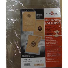 L-VELOPES  MYLAR 18X24 SELF SEALING (5 PACK)