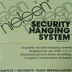 SECURITY HANGER W/ KEY INDIVIDUAL