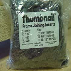 THUMBNAIL PLUGS 3/8 (500/PK)