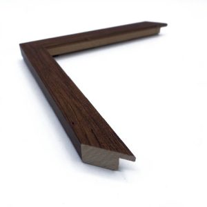 3/4 Flat Light Walnut Wood Cub