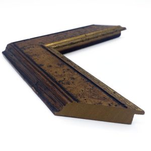 2 1/8 Brown Panel With GoldLip