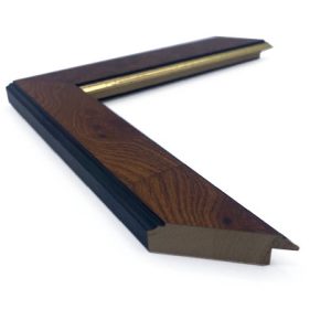 1 1/4 Flat Burl With Gold Lip