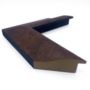 2 1/8 Reverse Burl With Black Burl