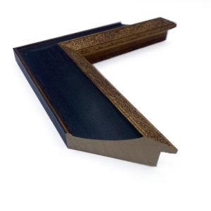 2 3/8 Black Gold Leaf