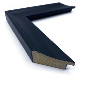 1 1/2 Black Scoop With Ridge