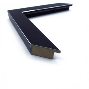 1 1/8 Flat Walnut With Silver Lines