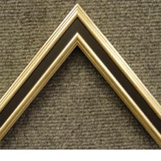 1 1/4 Silver With Black Panel