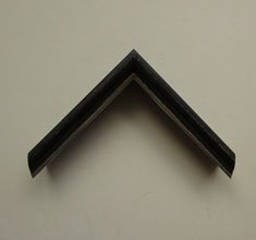 15/16 Antique Black With Silver Lip