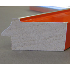 1 9/16 Orange Glossy Lacquer