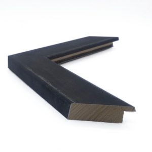 1 3/4 Black Silver Grunge