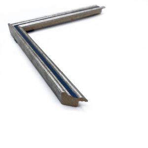 9/16 Silver With Blue