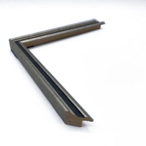 9/16 Silver With Charcoal