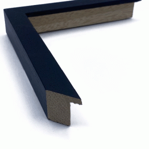 3/4 Open Grain Black