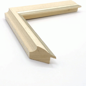 1 1/8 Antique Ivory/Silver Carlisle