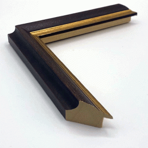 1 1/8 Walnut/Gold Carlisle