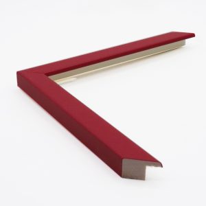 5/8 Dark Red Opaque Matte