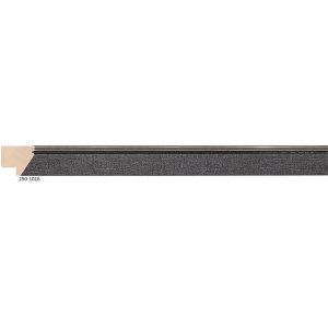 7/8" Dark Grey Lino - 40-250-1016 Universal Arquati wood moulding