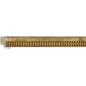 1 1/4" Gold Double Beaded Artigiana - 40-731-6013 Universal Arquati wood moulding