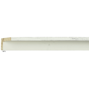 2" x 3/8" White Country Colors Floater - 40-B971 Universal Arquati wood moulding