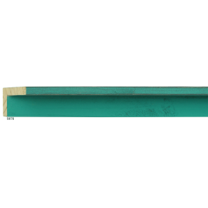 2" x 3/8" French Teal Country Colors Floater - 40-B978 Universal Arquati wood moulding