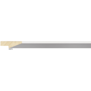 3/16" Prime Edge Open Grain White - 40-G2671 Universal Arquati wood moulding