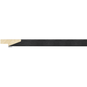3/16" Prime Edge Open Grain Black - 40-G2672 Universal Arquati wood moulding