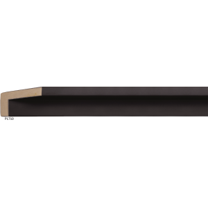 3/8" x 2" Gallery Float Matte Black - 40-P1710 Universal Arquati wood moulding