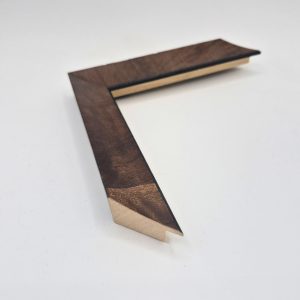 1 LIGHT WALNUT BURL SLOPE OLIVA wood picture frame moulding
